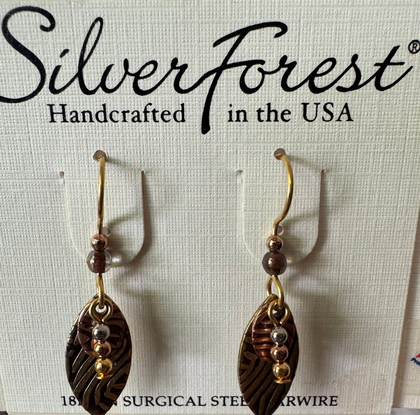Silver Forest Single Leaf Earrings