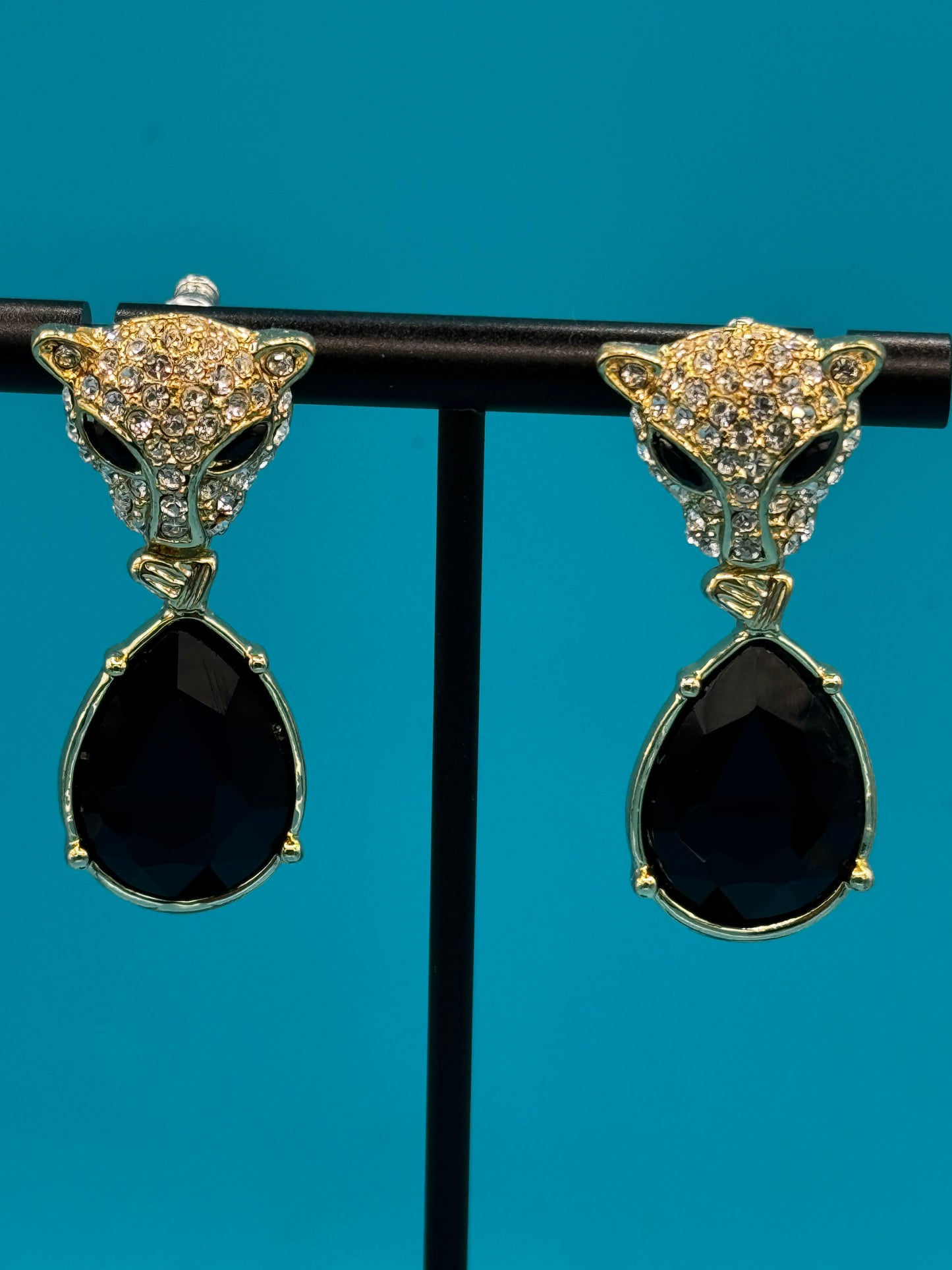 Earrings - Park Lane - Black Panther