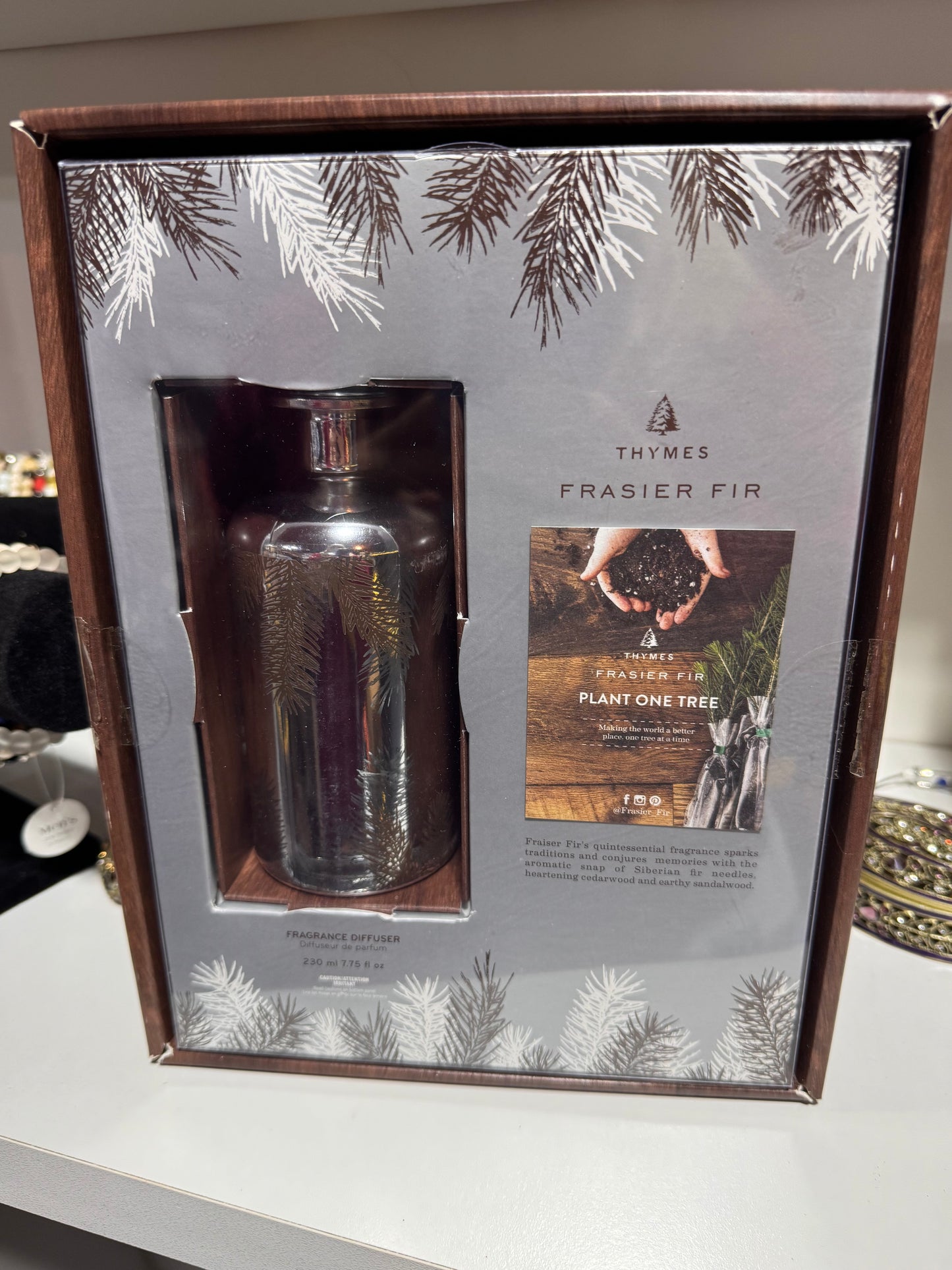 Thymes Frasier Fir Statement Reed Diffuser 7.75oz