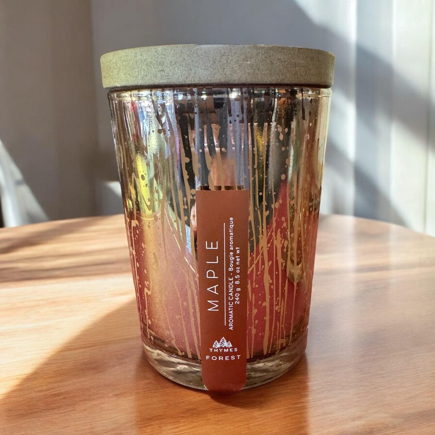 Thymes Maple Poured Candle 8.5 oz.