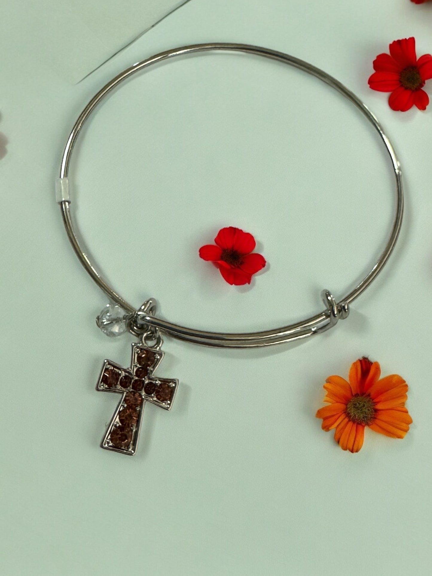 Charm Bracelet - Sparkle Cross