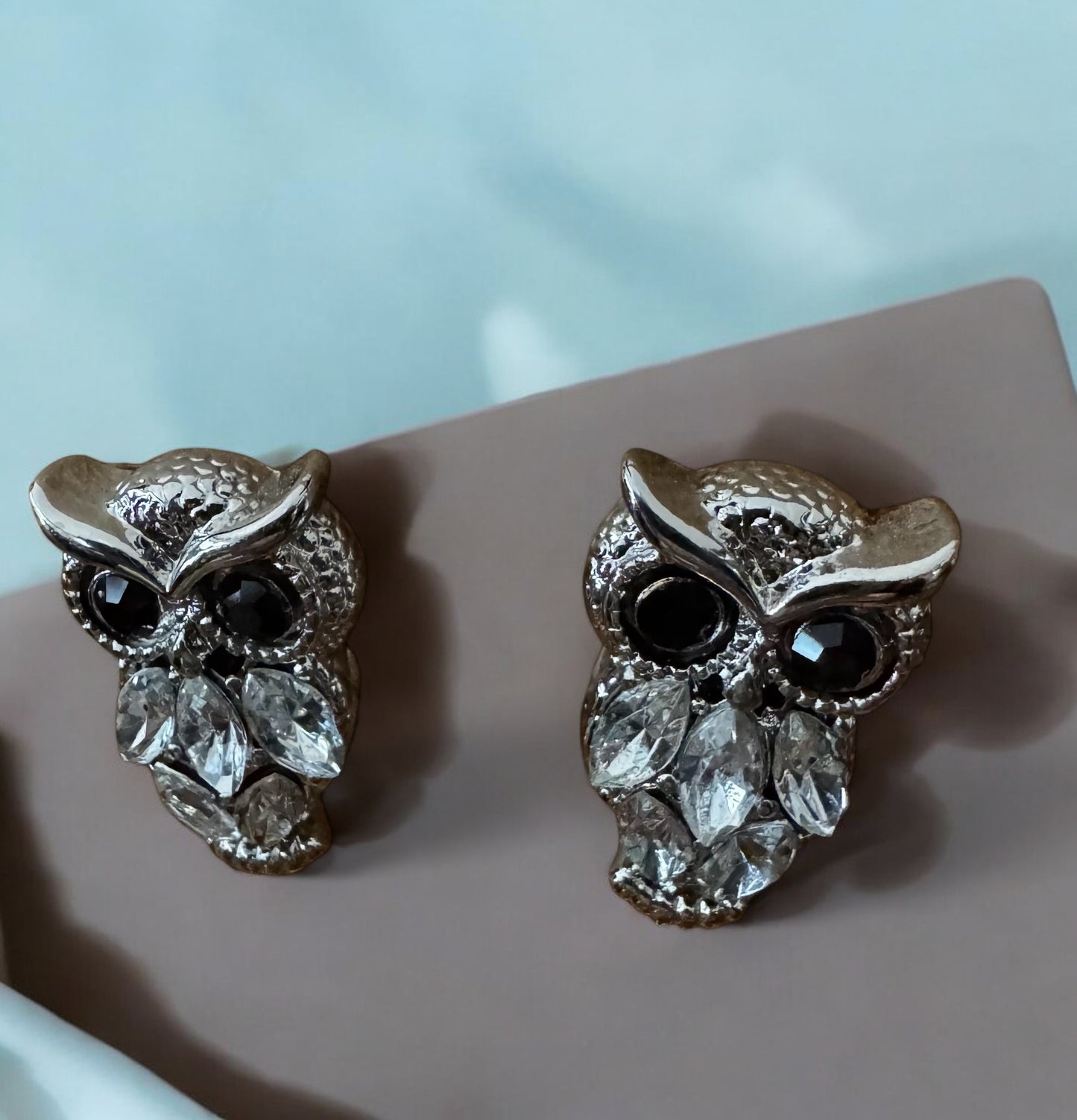 Earrings - Sparkly Owl