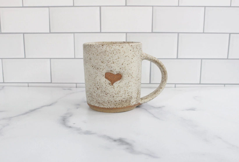 Mug - All We Need is Love - White Speckle