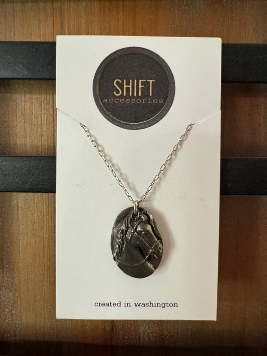 Necklace - Shift Accessories - Steel Horse -Deborah Funches