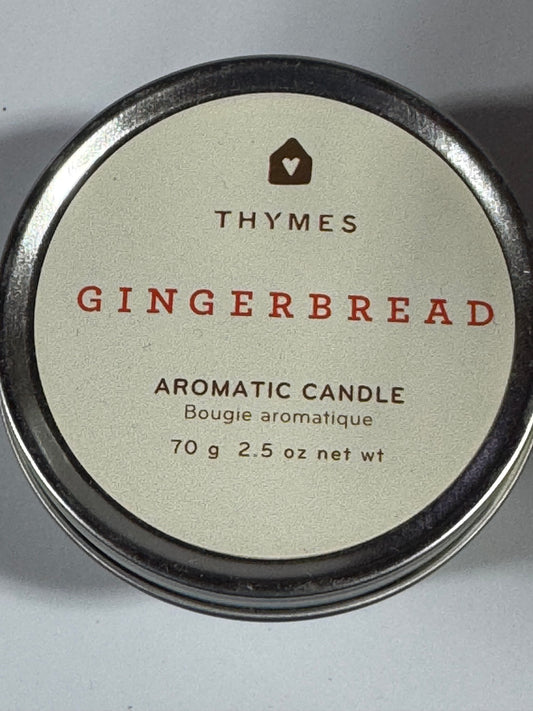 Thymes Aromatic Candle (Travel Tin) - Gingerbread