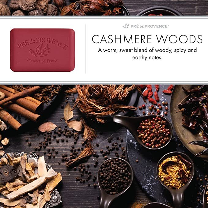 Pre de Provence Soap - Cashmere Woods - 250g