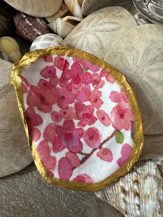 Jewelry Dish - Cherry Blossom Oyster Shell